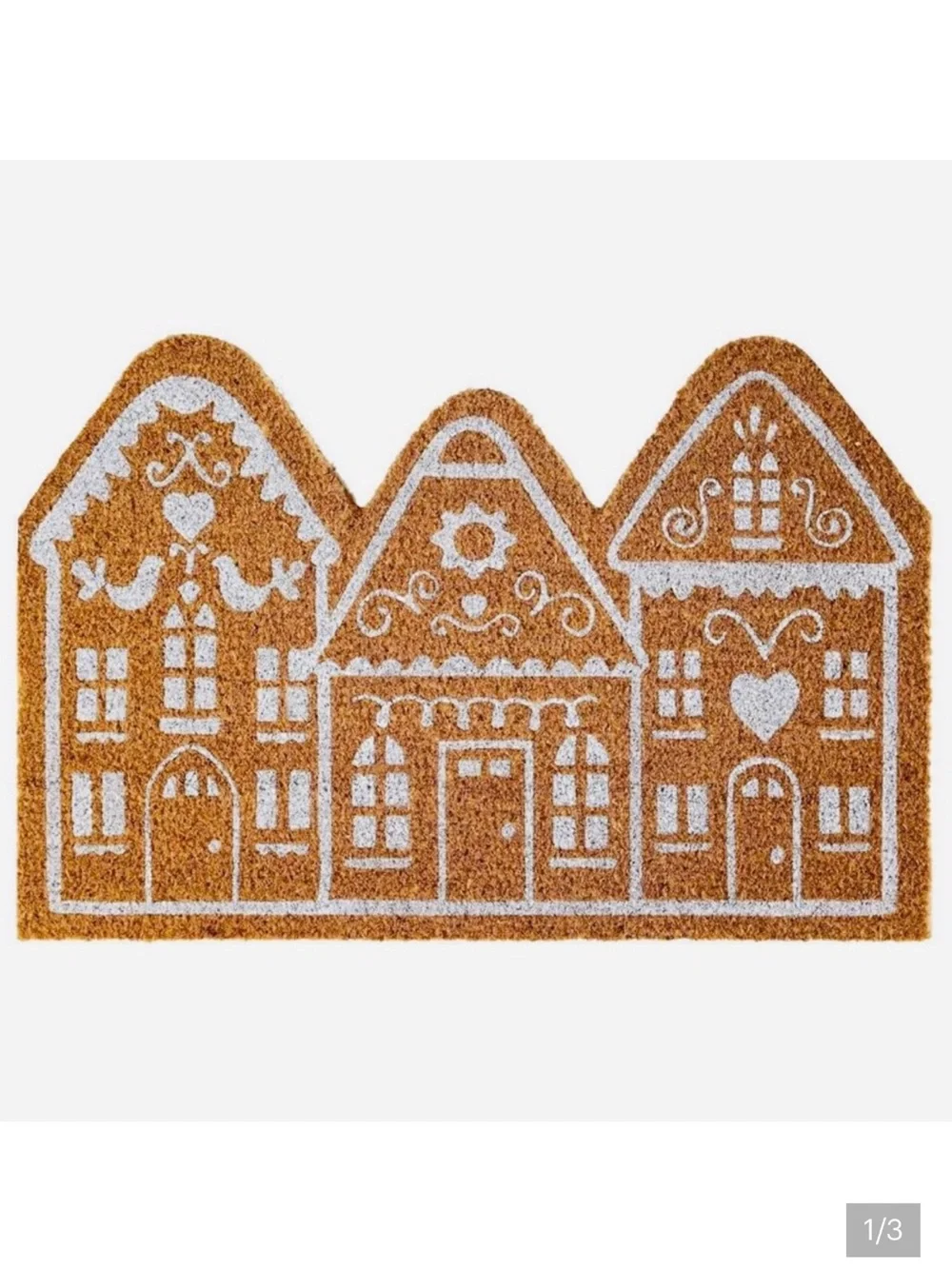 Gingerbread Houses Christmas Doormat